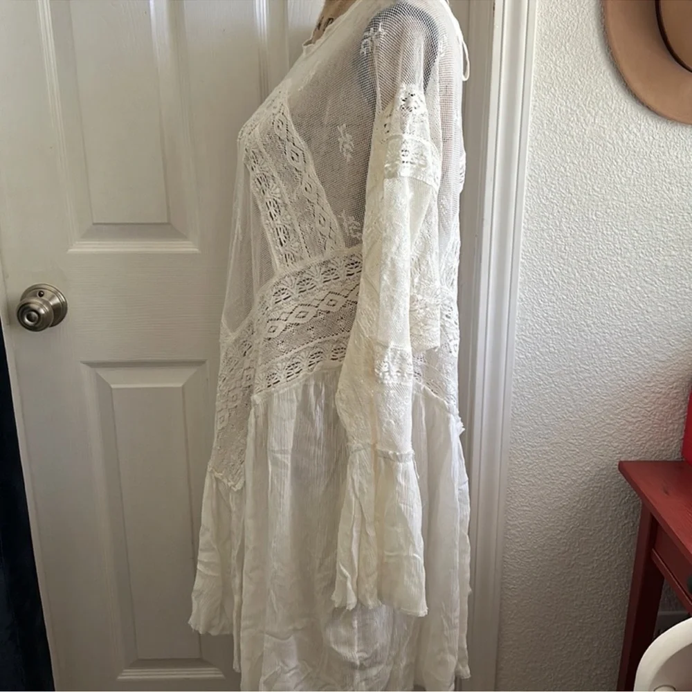NWT Free People | Layered In Lace Swing Dress | Small